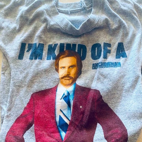 “Anchorman”, Ron Burgundy, “I’m kind of a big deal” One Piece Cotton Romper. - Picture 3 of 12